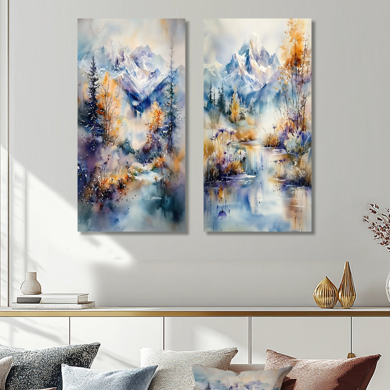 Décoration murale 2 pièces Canada Canada, 32" H x 32" W