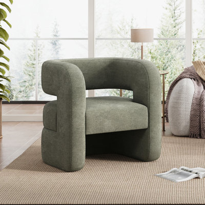 Sinel Full Assembled Upholstered Accent Chair For Living Room