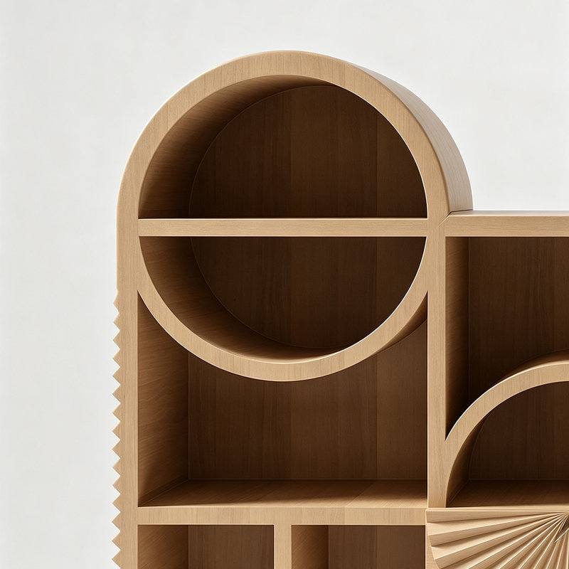Armoire de rangement creuse simple et moderne