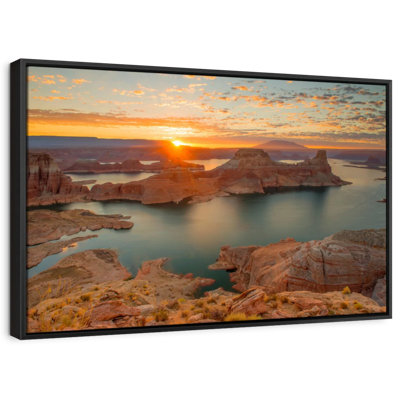 " Gunsight Sunrise Canvas Print "
