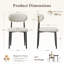 Chaise d'appoint rembourrée avec structure en métal-1389539958