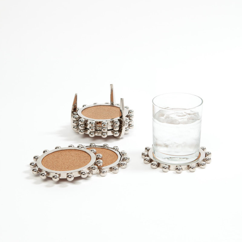 Starburst Crown Coasters-Nickel