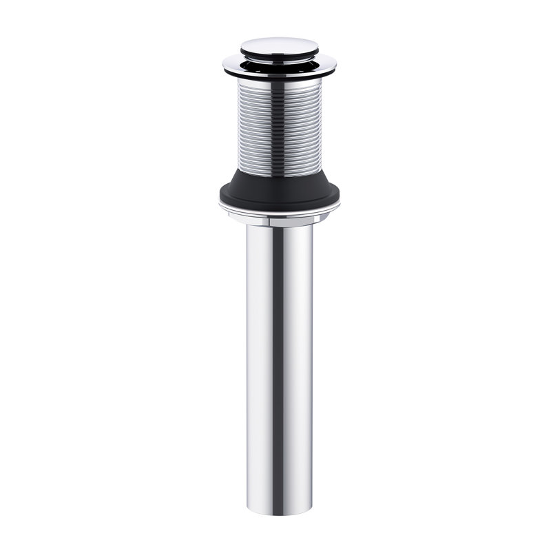 Drain de lavabo de salle de bain 1-1 / 4 po sans trop-plein, Chrome chrome