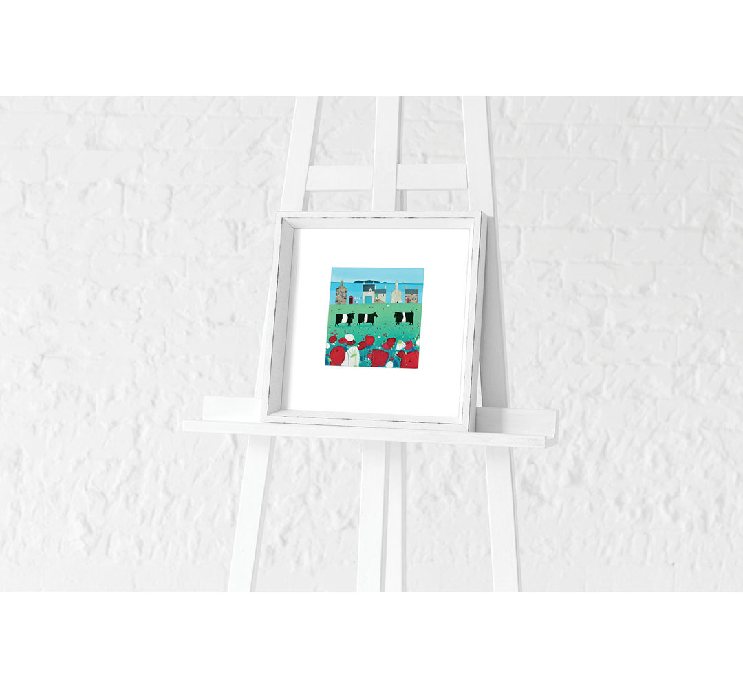 'The Clachan' by Ailsa Black - Picture Frame Painting Print on Wood