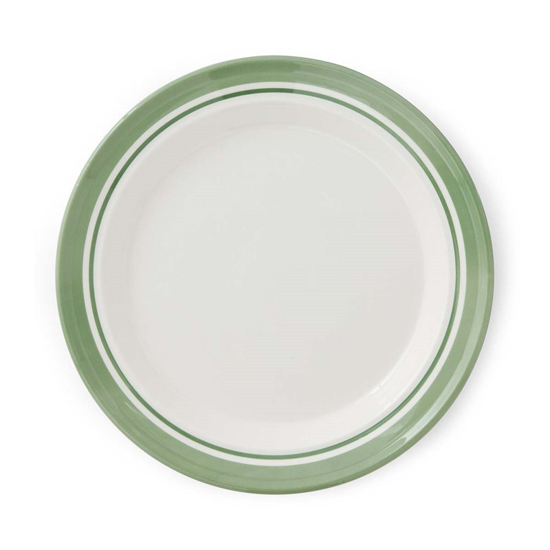 Portmeirion, Potters Stripe - Dinner Plates, Green