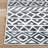 Armarion Contemporary Distressed Geometric Gray Area Rug-67083313