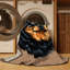  Washable Rottweiler Dogs Area Rug-953309205