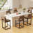 Upholstered Counter Height Bar Stool With Solid Wood Legs-689496960