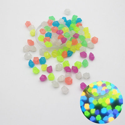 Night Light 300PC Aquarium Decor Glowing Icechunk Night Light Stones
