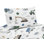 Ensemble de draps vert et bleu en microfibre Sweet Jojo Designs