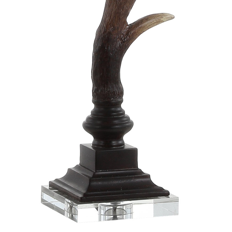 Kari Table Lamp, Dark Walnut