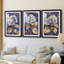 FLORAL Series CCXXXVIII  -Custom Framed  Premium Print W Matt - 3 Pieces-901857201