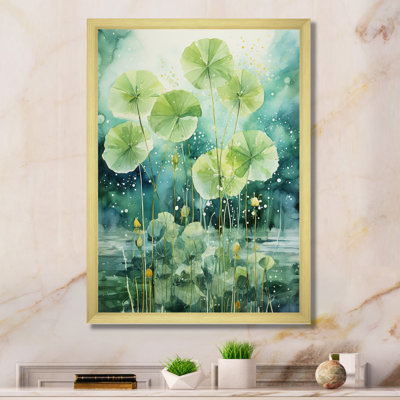 " Green Dandelion Collage II "