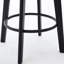 2 pièces, chaises de bar en velours gris foncé, bouton, grand, pour bar à la maison, îlot de cuisine, pivot de bistro, design, repose-pieds,