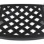 L'ensemble de salle à manger toutes saisons en fonte d'aluminium comprend 2 chaises pivotantes, 4 chaises et une table rectangulaire avec cadre noir