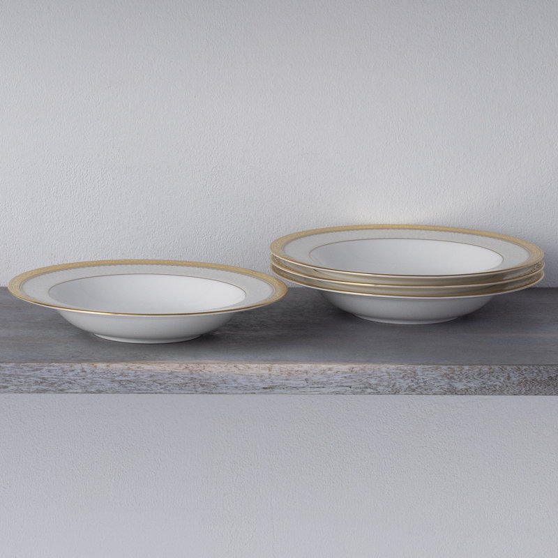Ensemble de 4 bols à soupe Noritake Odessa, 8 1/2 po, 12 oz, Or