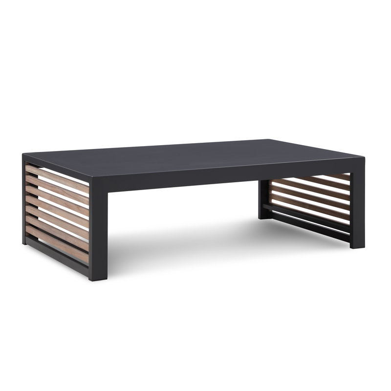 Pawni Teak Outdoor Coffee Table with Custom Cover