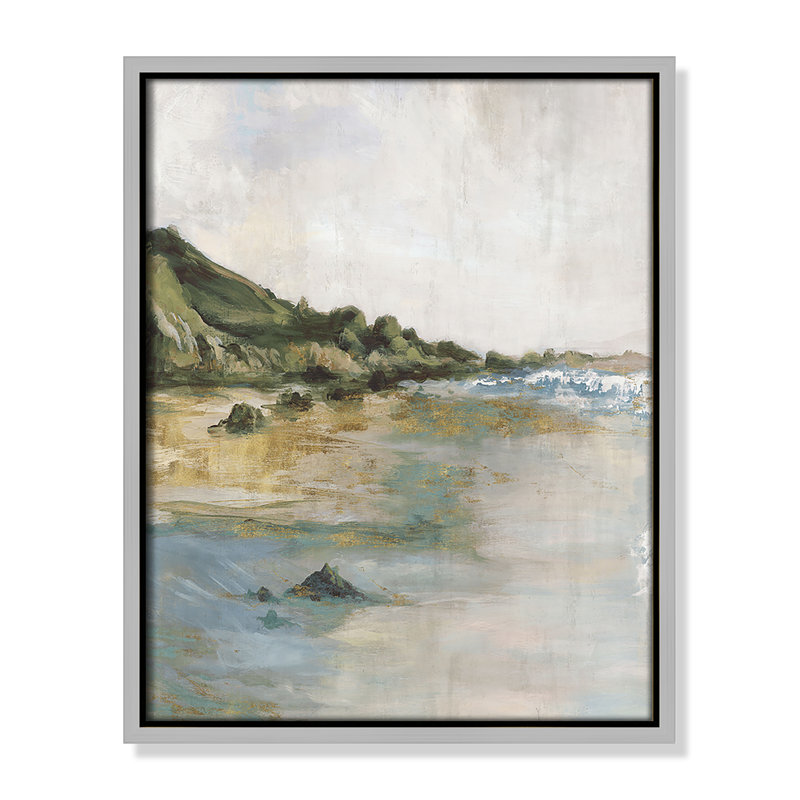 «Cordoba Tide’s Edge» par, Argent argent, H 15,5 po x l 12,5 po
