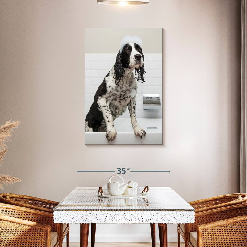 Brampt Bubbly English Spaniel, 45" H x 30" W