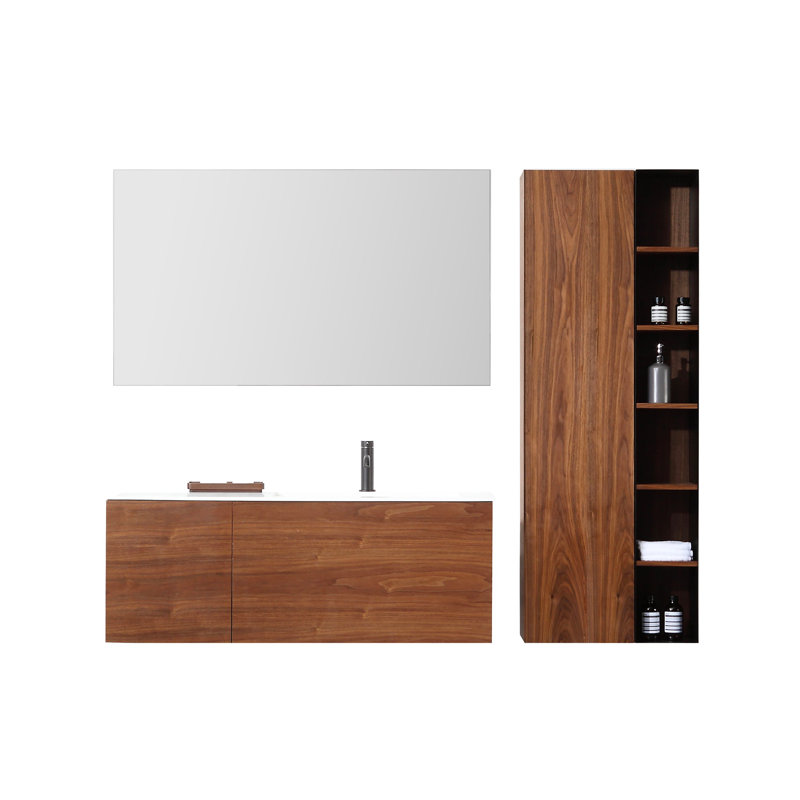 Figure 22" Wall-Mounted Side Cabinet