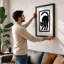Grinning Cat Graphic Art - Framed Print-1489665760-1489665766