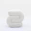 50cm Wide Velvet S-Shaped Solid Colour Footstool Ottoman-494982961