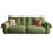 Green Polyester Modular Sofa cushion couch