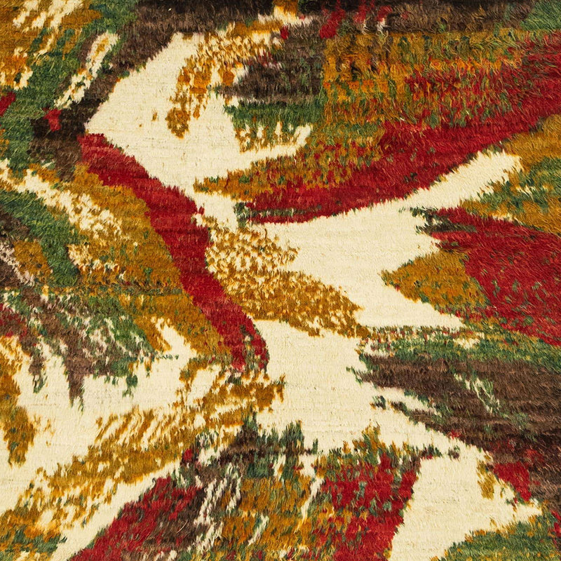 Tapis abstrait moderne 2562, Carré 4 pi