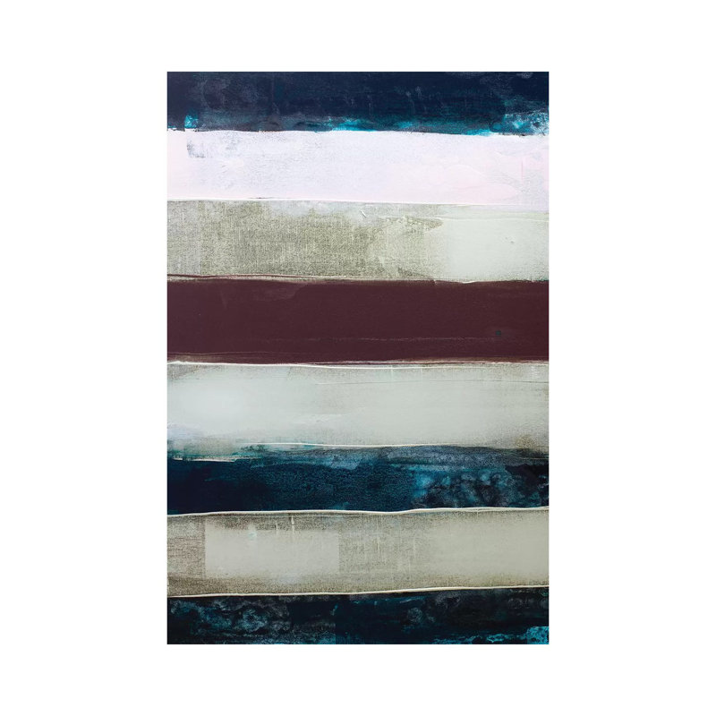 Chanel Number Stripe II by Kent Youngstrom - Wrapped Canvas Gallery-Wrapped Canvas Giclée, 20.32 cm H x 30.48 cm W