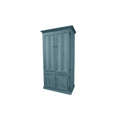 Jazayah 38.5" W Rectangle Armoire Desk and Cabinet by Loon Peak