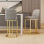 Ensemble de 2 chaises de bar de style moderne, tabourets hauts confortables avec une conception flexible pour les bars, les restaurants et les comptoirs de cuisine