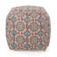 Pouf carré géométrique 16 po