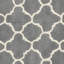 Teresita Emrick Hand-Tufted Wool Dark Grey/Ivory Area Rug-379723833