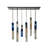 Andelynn 15 - Light Nickel Cluster Pendant