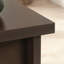 Bureau en bois en L avec surface durable, brun-5438440