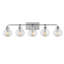 Éclairage de salle de bain à intensité variable 5 lumières Byrne-30752497