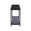 Caractéristiques distinctives d'une console minimaliste avec tablette inférieure et quatre pieds, convenant au vestibule, au couloir, au salon, au vestibule, au couloir