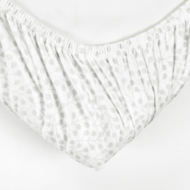 Drap pour lit de bébé Abner, gris