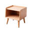 Table de chevet européenne en hêtre - armoire en bois massif avec espace naturel simple pour les besoins de rangement