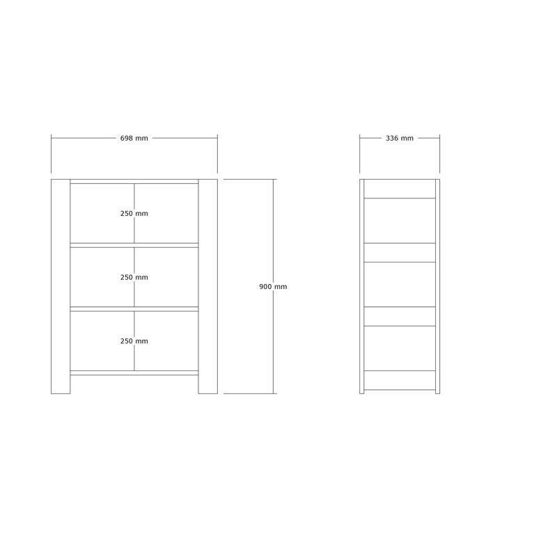 Baneen 8 Pair Shoe Storage Cabinet, White