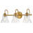 Vera 3-Light Bath Vanity Fixture with Clear Bell-Shaped Glass-1777565374