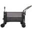Chariot pliable multifonctionnel à roulettes avec poignée pivotante et roues tout-terrain à 360 ° - Conception robuste et réglable, grande capacité de transport, d'épicerie et d'utilisation à l'extérieur-122421753