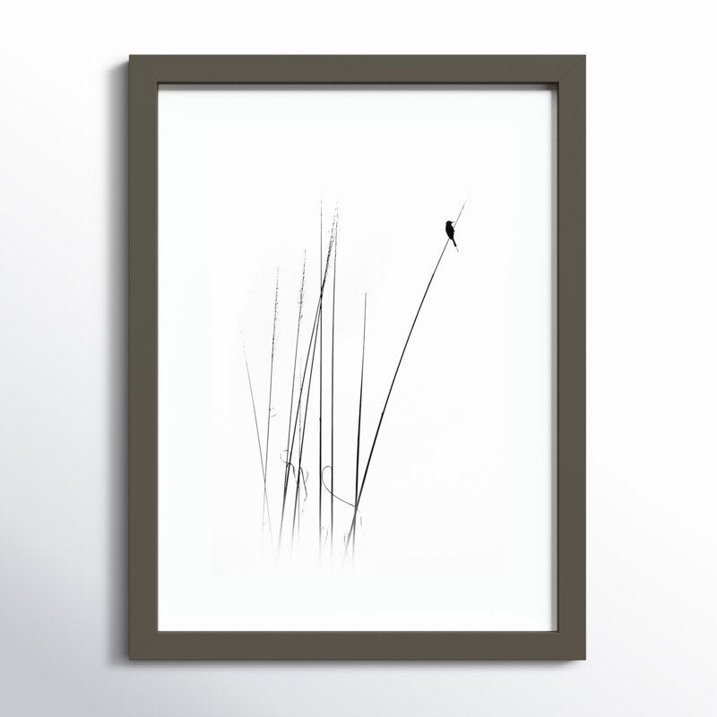 A Sabbatical par Swapnil - Reproduction d'art sur papier encadrée, H 29 po x l 21 po, Gris argile