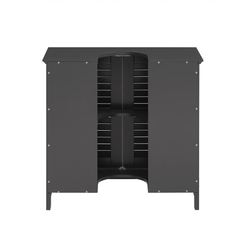 Lyonsdale 57cm Free-standing Single Bathroom Vanity Base, Grey
