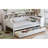 Wooden Daybed With Storage Shelves, Multi-Functional Bed With Two Storage Drawers And  Study Desk-629208858-629208857
