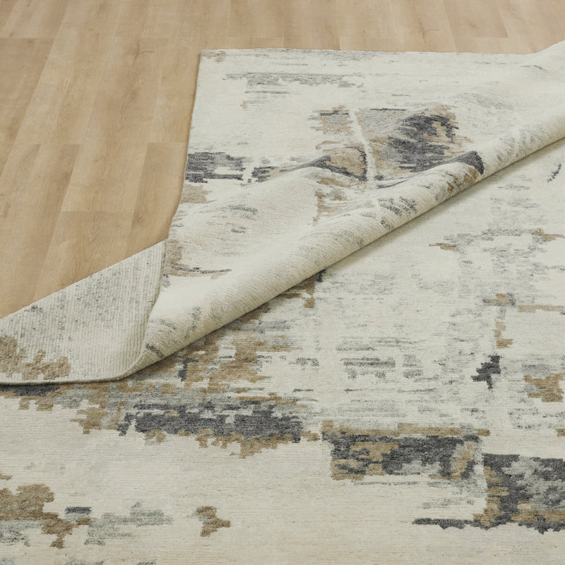 Tempo Urban Fossil Hand-Knotted Wool Area Rug, Runner 2'6" x 10'