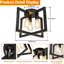 Plafonnier encastré 3 lumières 14,56 po 