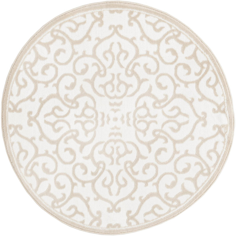 Whitting Oriental Indoor Rug, Round 3'3"