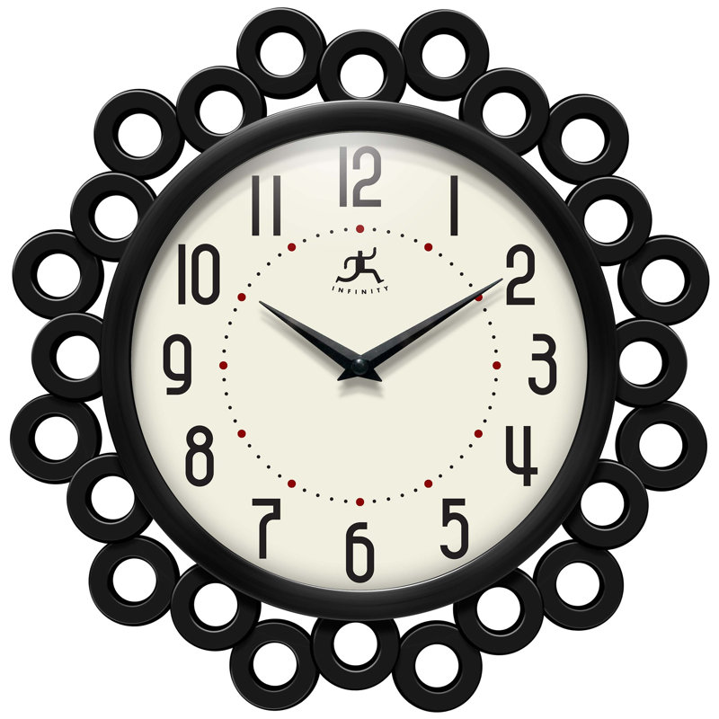 Analogue Wall Clock, Black