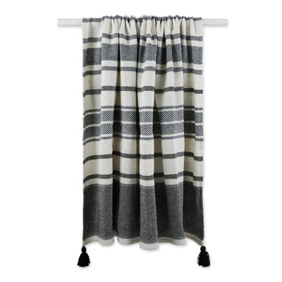 Throws Chevron Print Hand Woven Throw Blanket